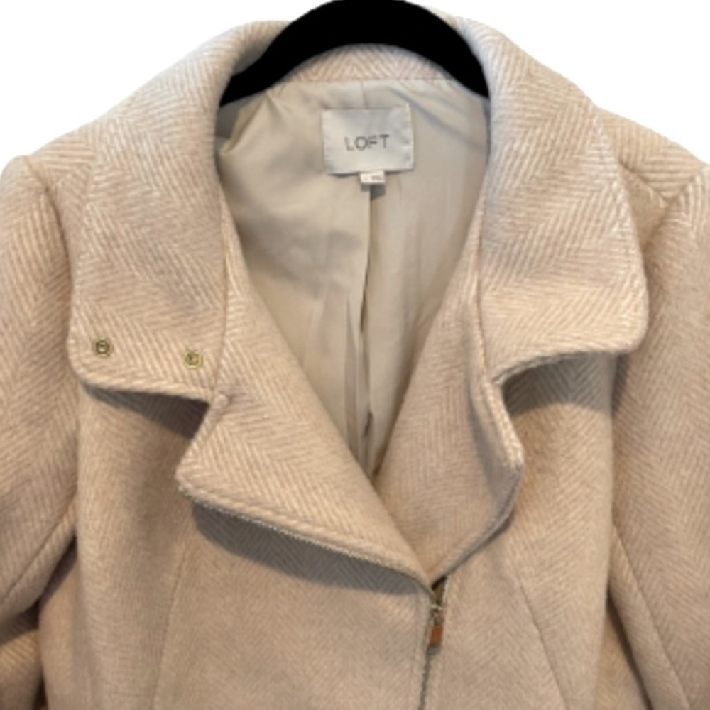 Loft Herringbone Wool Jacket